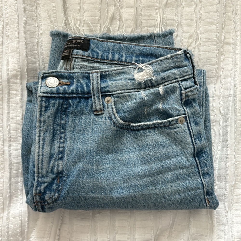 Banana Republic High-Rise Straight Jeans